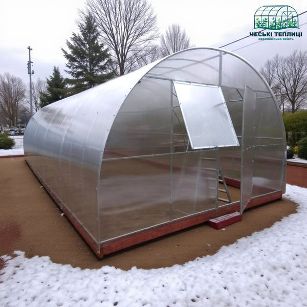 ЧЕСЬКА ТЕПЛИЦЯ 4Х8 Полікарбонат 8 мм F488 фото
